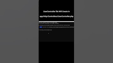 Create Laravel Controller in 5 Seconds 😎 #shorts #laravel #webdevelopment