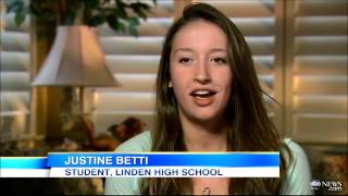 A california high school student, justine betti, staged an undercover
video sting operation to catch thief -- presumably another student in
the act of s...