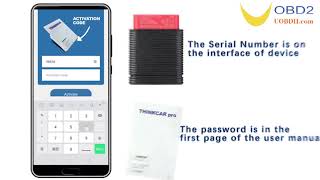 How to Register and Active Thinkcar Pro Bluetooth OBD2 Scanner screenshot 3