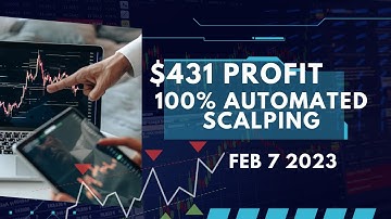 $431 Profit 2/7/23 - 100% automated scalping algorithm for NinjaTrader - Trading Futures Now Algo