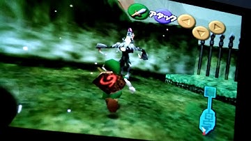 Testing a rotation value cheat on Oot in beta hyrule cutscene. And at lost woods.