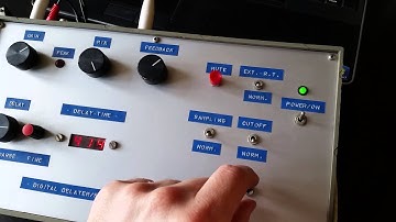 Late 80s DIY Digital Delay Line
