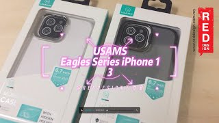 USAMS Eagle Series Camara Lens Protection Case Standable Case for iPhone 13 Pro Max