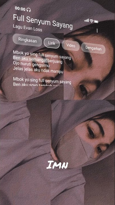 Story wa 'full senyum sayang'