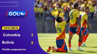 Thumbnail for Resumen de Selección Colombia (3) - (0) Bolivia - partido preparatorio