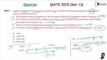 Previous Year Question GATE 2015 Data Link Layer | Computer Networks | COMPUTER SCIENCE ENGINEERING