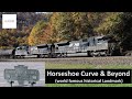 World Famous Horseshoe Curve and Beyond Norfolk Southern Action mit ex EMD SD90MAC |  Alex E