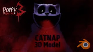 Unschooling with Fin - CatNap 3D Model #catnap #poppyplaytimechapter3 #blender3d #blender3d