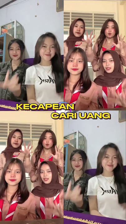 Aku kecapean sehqrian cari uang #dance #trend #tiktok #dangdut #angklung #frmns
