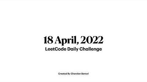 LeetCode Daily Challenge for 18 April, 2022 || Kth Smallest Element in a BST