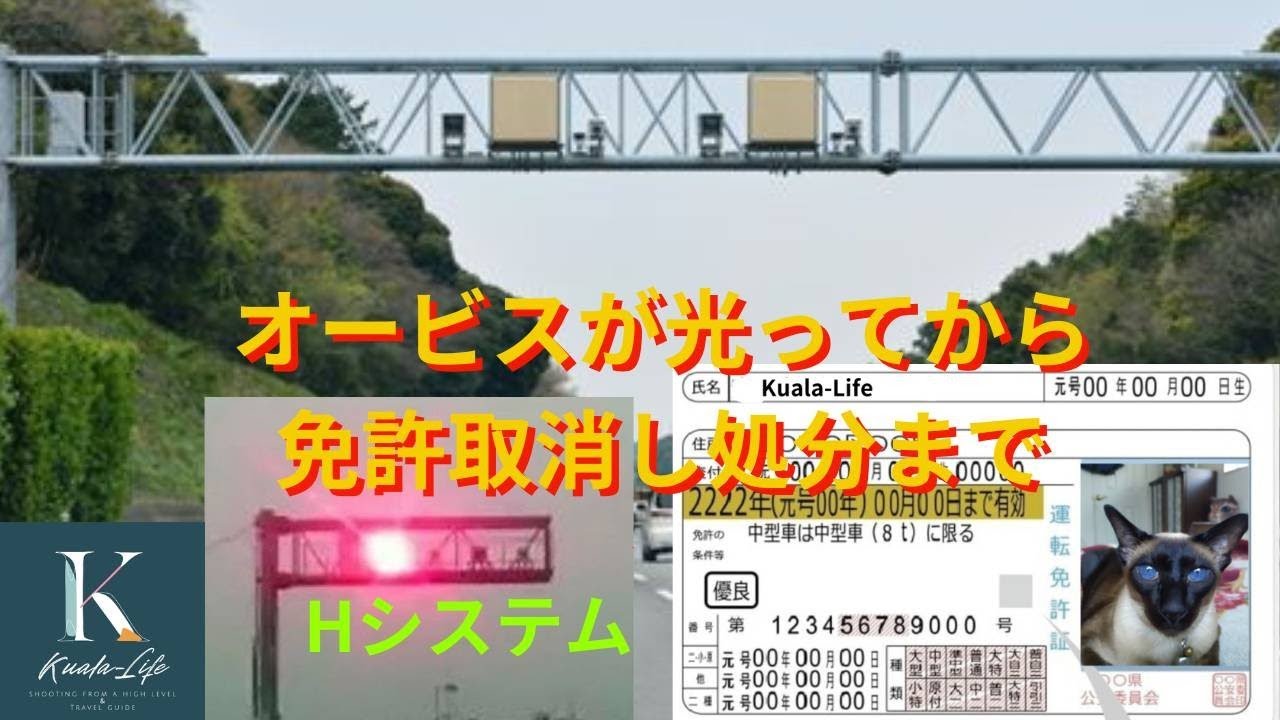 オービスが光ってから免許証取消処分までの話