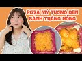 Pít Trổ Tài Làm Pizza Mì Tương Đen Bánh Tráng Hồng Cực Ngon | Pít Ham Ăn | #Shorts