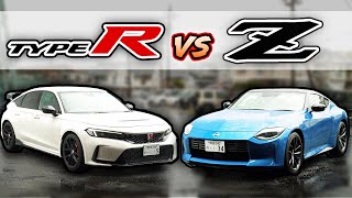 2023 CIVIC TYPE R vs NISSAN 400Z - Reviewed by PRO Driver & STREET Driver