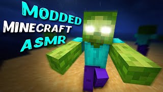 [ASMR] RELAXING MINECRAFT SURVIVAL 🌿 MODDED ADVENTURES #1 💚 Whispering, Keyboard Sounds