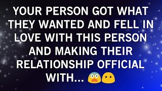 YOUR PERSON GOT WHAT THEY WANTED AND FELL IN LOVE THIS PERSON AND MAKING THEIR RELATIONSHIP...😶🤔