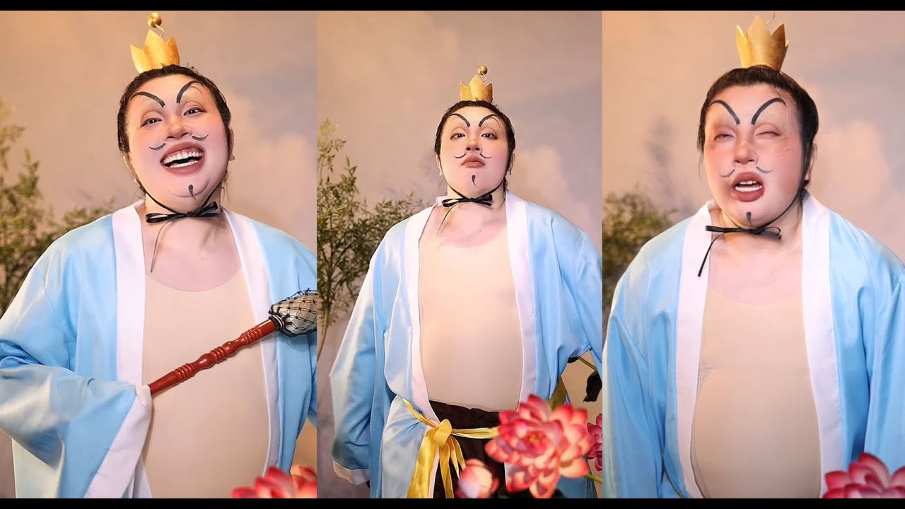 這次我們要放的就是原聲版哪吒，這壹次顔值是差不多了#搞笑 #美妝教學 #挑战100个反派角色 #makeup #cosplay #哪吒2角色cos