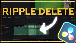 DaVinci Resolve Ripple Delete in 10 SECONDS!