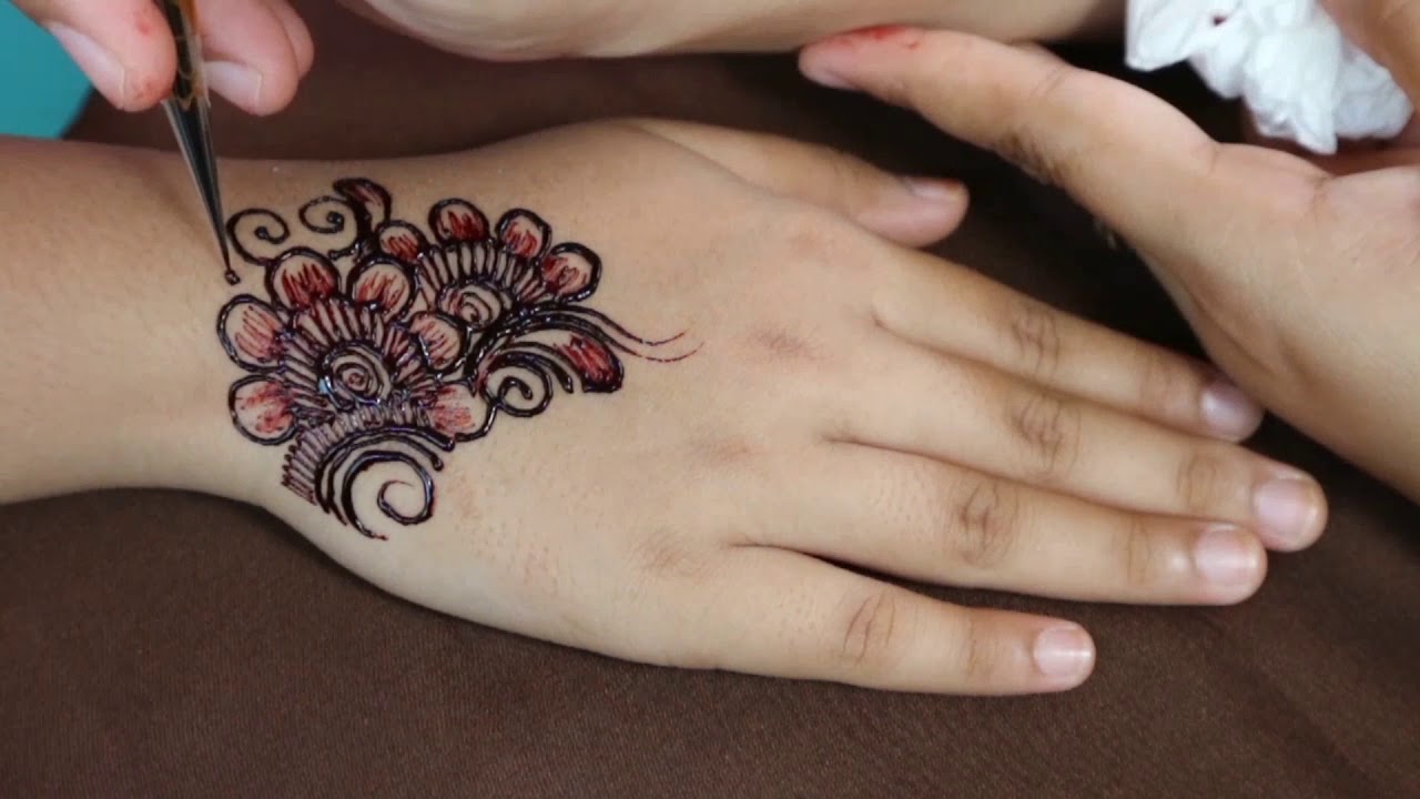 Belajar Henna  Simpel sangat  mudah di ikuti pemula Henna  