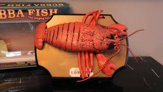 Very Rare Bubba Lobster Big Mouth Billy Bass Singing Fish