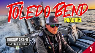 UNLOCKING the BIGGEST LAKE in Texas - Bassmaster Elite Toledo Bend (Practice) - UFB S4 E05