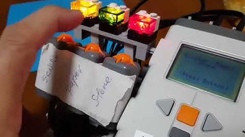 Lego Nxt Mindstorms Scissor Paper Stone Game