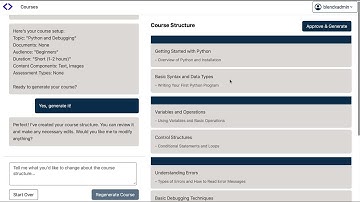 How to use Open edx AI Course Creator Plugin | Blend-ed