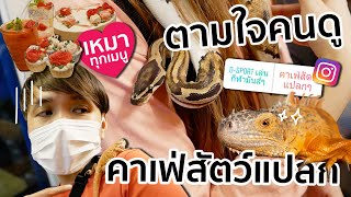 ไปสวีทในคาเฟ่สัตว์แปลก + สั่งทุกเมนูวาเลนไทน์! // วาเลนไทน์สุดป่วนตามใจคนดู!