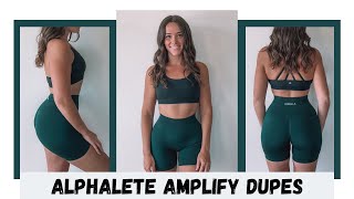 ALPHALETE AMPLIFY DUPES | Review + Try On