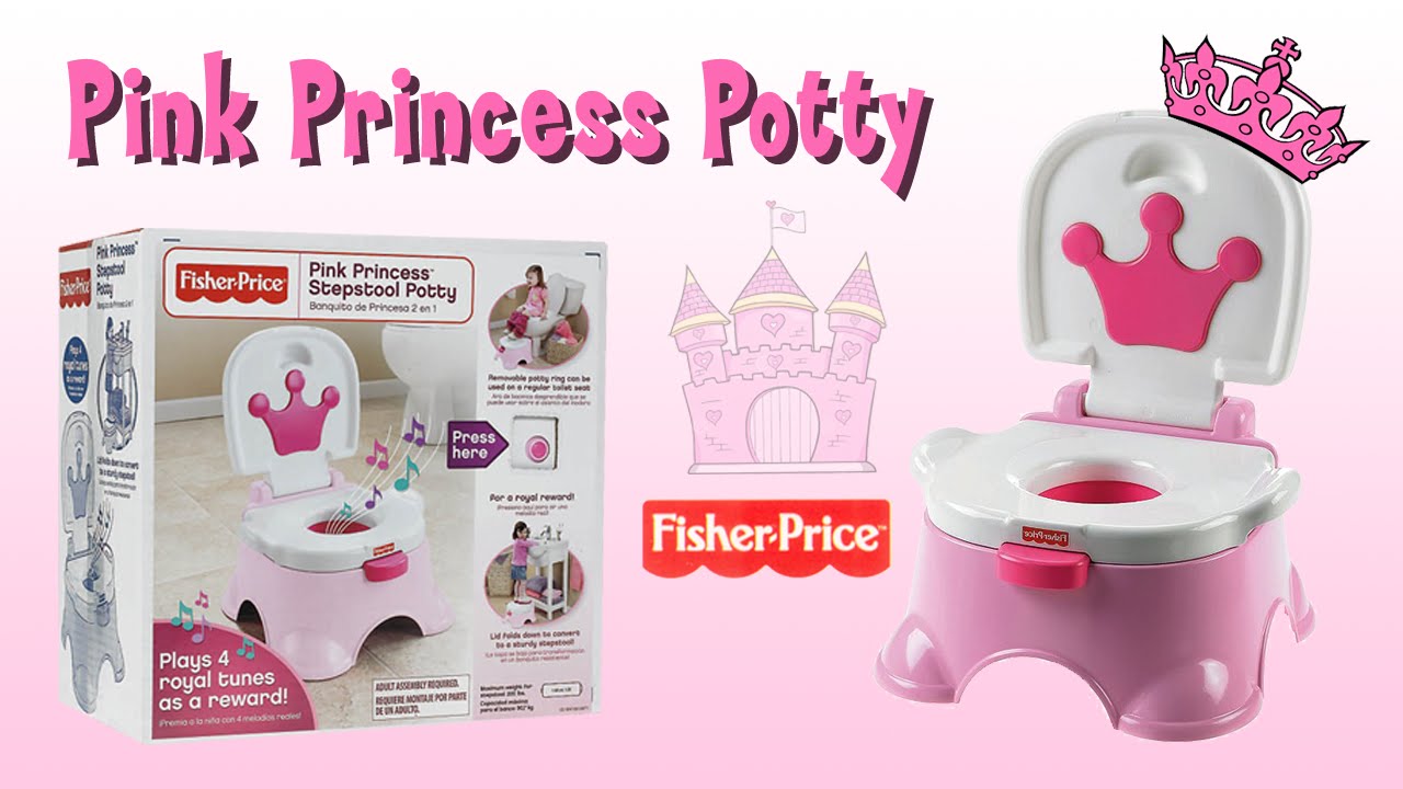 Pink Princess Potty Stepstool By Fisher Price For Potty Training