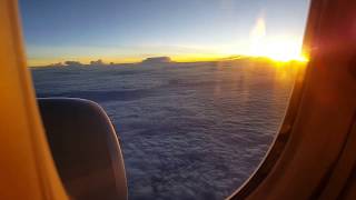 Doha to Bangkok by Qatar Airways - QR830 (with timelapse)
