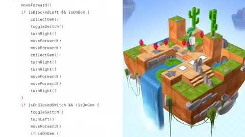 Swift Playgrounds: Logical Labyrinth : Code Solution and Run