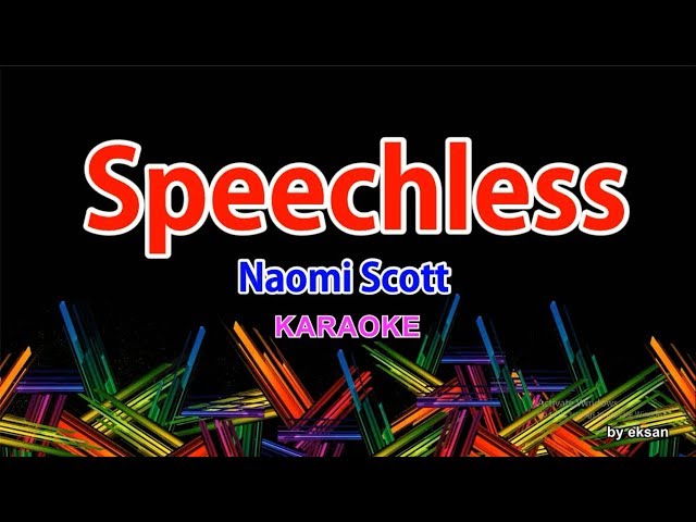 Naomi Scott - Speechless Karaoke lower key HD class=