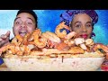 SEAFOOD ALFREDO MUKBANG| 먹방 | asmr