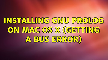 Installing GNU Prolog on Mac OS X (getting a Bus Error)