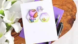 Create a Mini Scene Card Using Shape Dies for the Background with Michelle Short