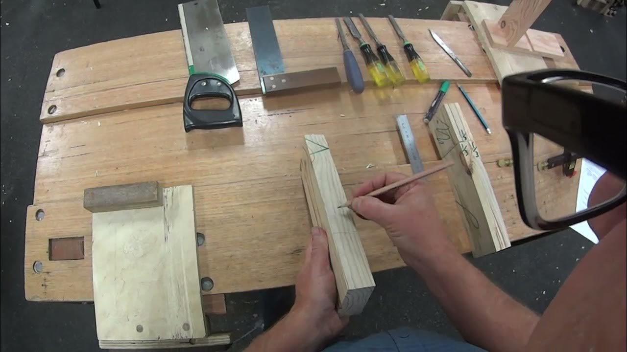 8.1 Making Woodwork Joints Corner Bridle Joint YouTube