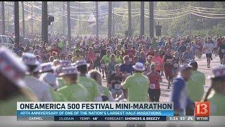 Indianapolis Mini-Marathon celebrates 40th anniversary in 2016 (Wednesday 5PM report)