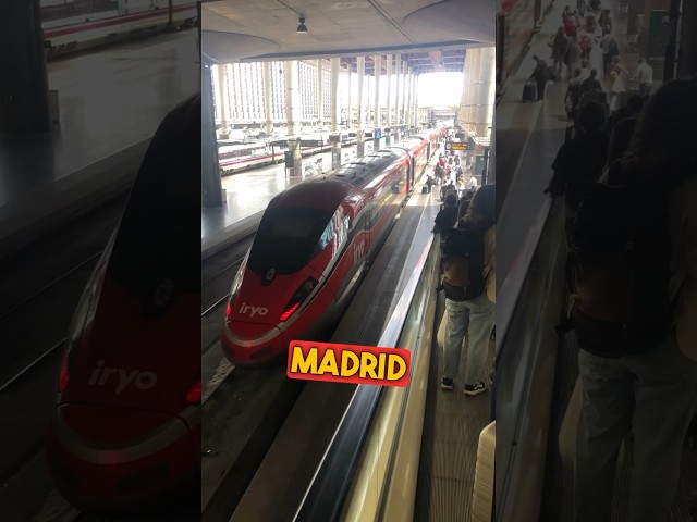 🚆 Este es el mejor tren en el que hemos viajado en España 🇪🇸 #tipsdeviaje #españa #iryo #madrid