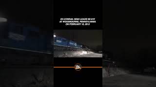 Conrail Blue SD50 Leading NS 67Z
