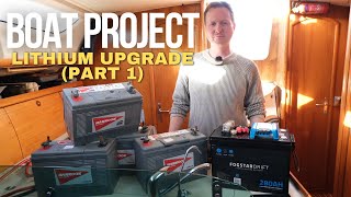 Sailing boat upgrading to lithium batteries project part 1 #Victron #Fogstar