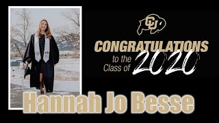 Hannah Besse - 2020 Graduation Video