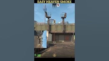 EASY HEAVEN SMOKE - Overpass #shorts #csgo