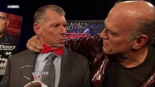 Raw guest host Jesse Ventura addresses Mr. McMahon