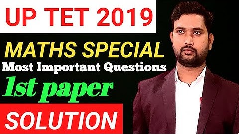 Uptet 2019 math solved paper #maths  #viral #youtube #viralvideo #tranding #ctet #tet #stet🔥