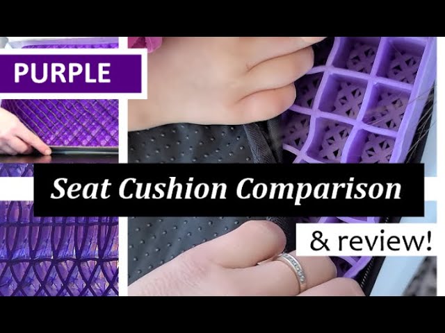Foldaway Purple Seat Cushion