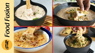 Homemade Cream Cheese Sauces 4-ways Recipes By Food Fusion