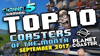 TOP 10 COASTERS OF THE MONTH! September 2017! #PlanetCoaster screenshot 5