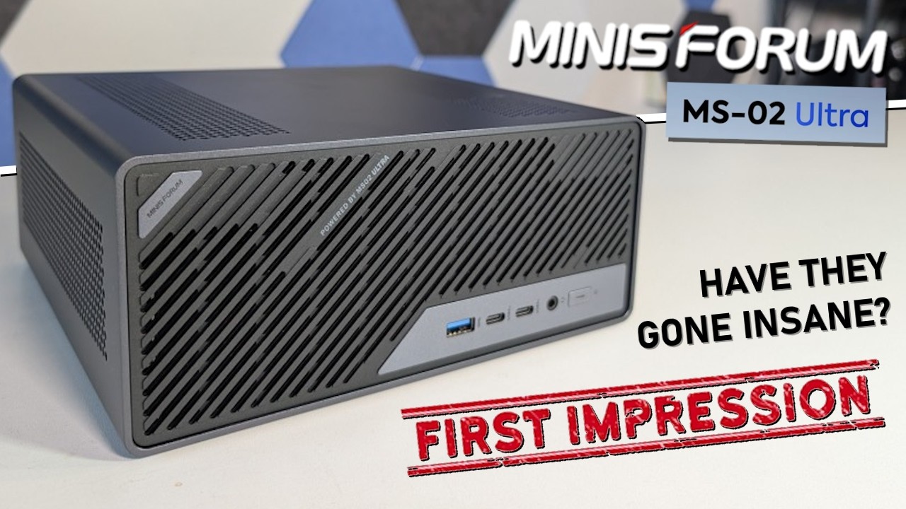 Minisforum MS-02 Ultra – Early Impressions (Quick Review) – NAS