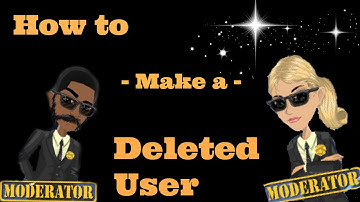 How to make Deleted User on MSP - TROLLING