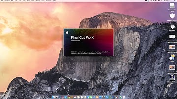Final Cut Pro X Running OS X Yosemite